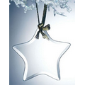 Beveled Jade Glass Ornament - Star (Screened)